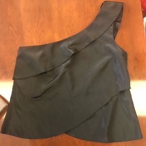 Black Zara shirt, one shoulder